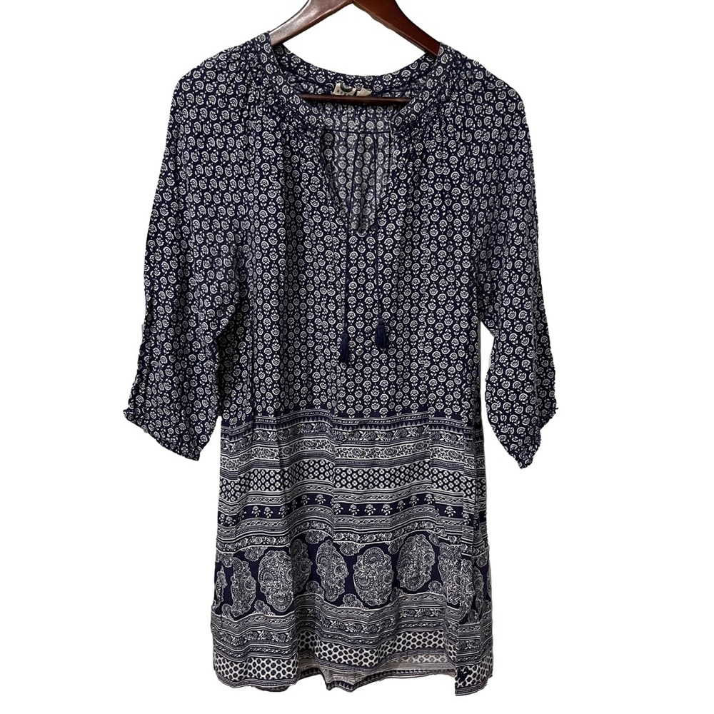 Roxy blue loose and flowy dress size large